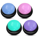 Interactive Dog Buttons Pet Training Buzzers - with Customisable Record & Playback Option - Dog and Cat Studio