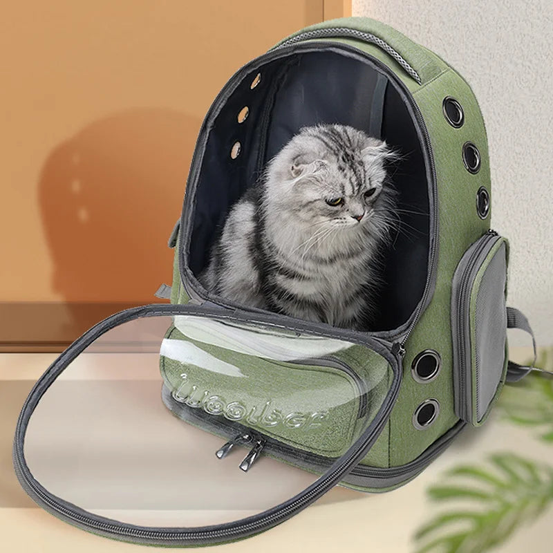 Transparent Pet Travel Backpack - for Cats Small Dogs - Dog and Cat Studio