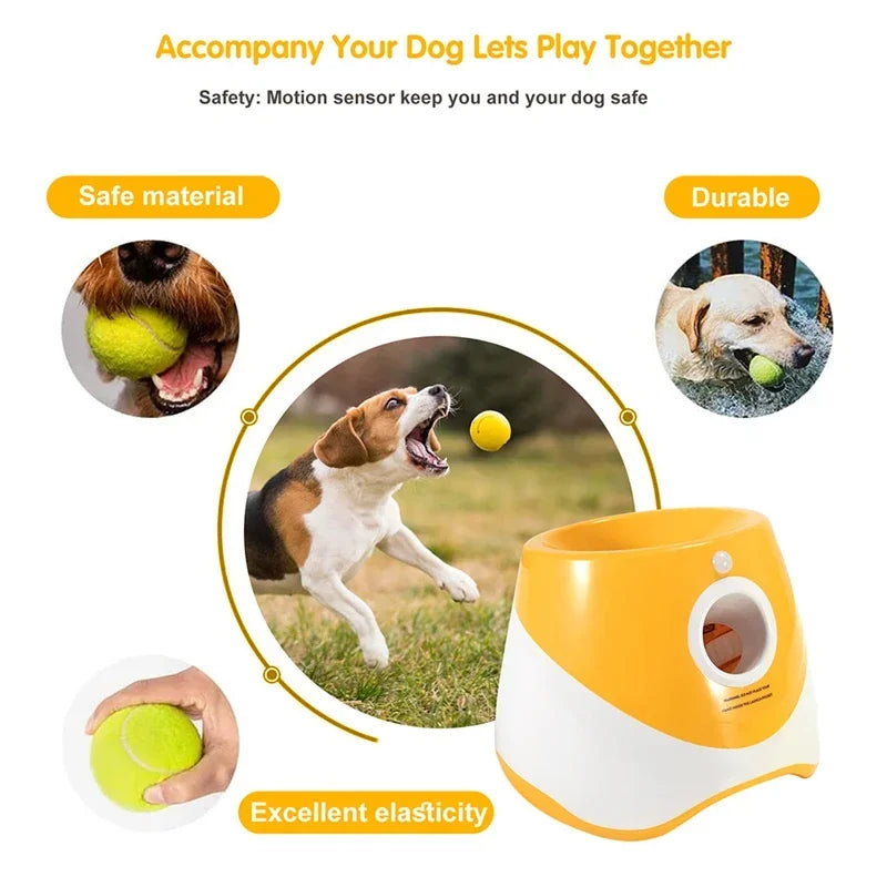 Automatic Tennis Ball Launcher - Keep your Dog happy even when you can't be there! - Dog and Cat Studio