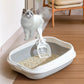 Luxury Semi-Enclosed Cat Litter Tray - includes matching Scoop - Dog and Cat Studio