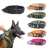 Tactical Dog Collar Traction Adjustable with Control Handle - Dog and Cat Studio